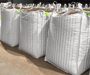 Open Top/Funnel Bottom Ventilated Bulk Bag- 35 x 41x 54, 240 pc/pallet